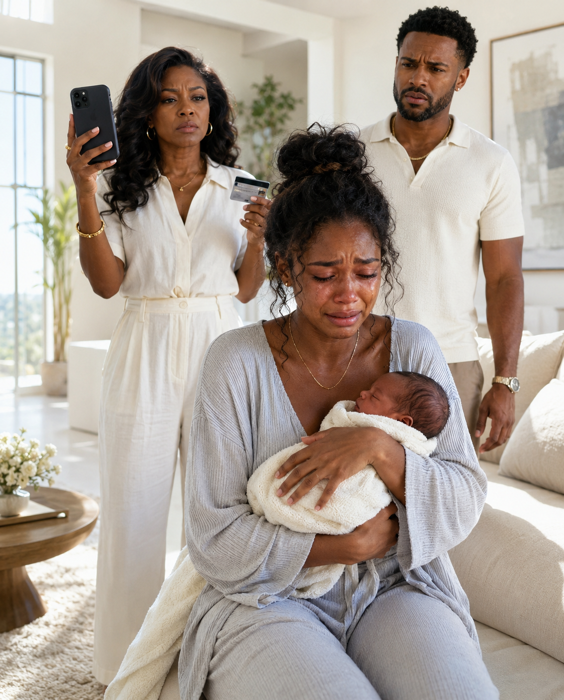 My mother-in-law dismissed my three-day-old baby’s bluish skin as a mere “cold” and convinced my husband I was “having hallucinations to get attention.”