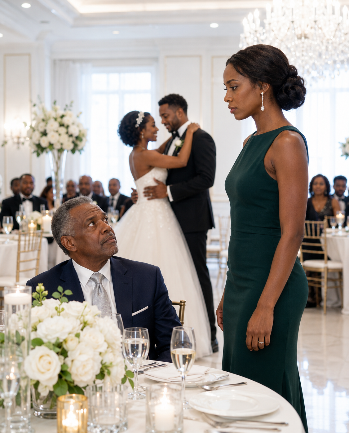 I Raised My Sister Alone. At Her Wedding, Her Father-In-Law Insulted Me In Front Of Everyone—Until I Stood Up And Said… “Do You Even Know Who I Am?” His Face Went Pale…