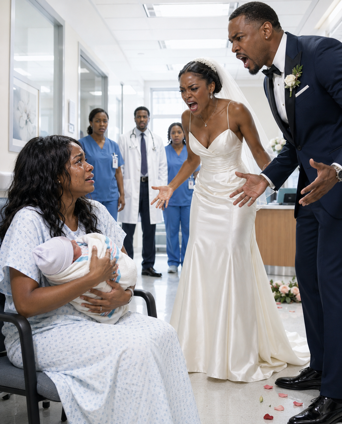 My ex invited me to his wedding six months after our divorce. I told him I was in the hospital, holding my newborn.