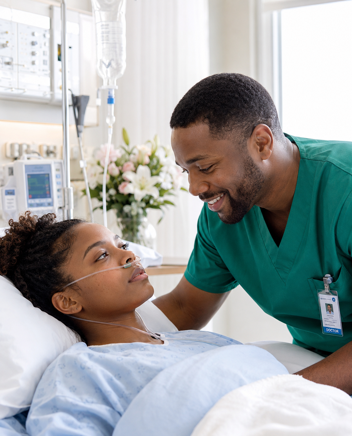 When doctors informed him that his wife had only a few days left, he bent over her hospital bed and, masking his satisfaction with a cold smile, murmured