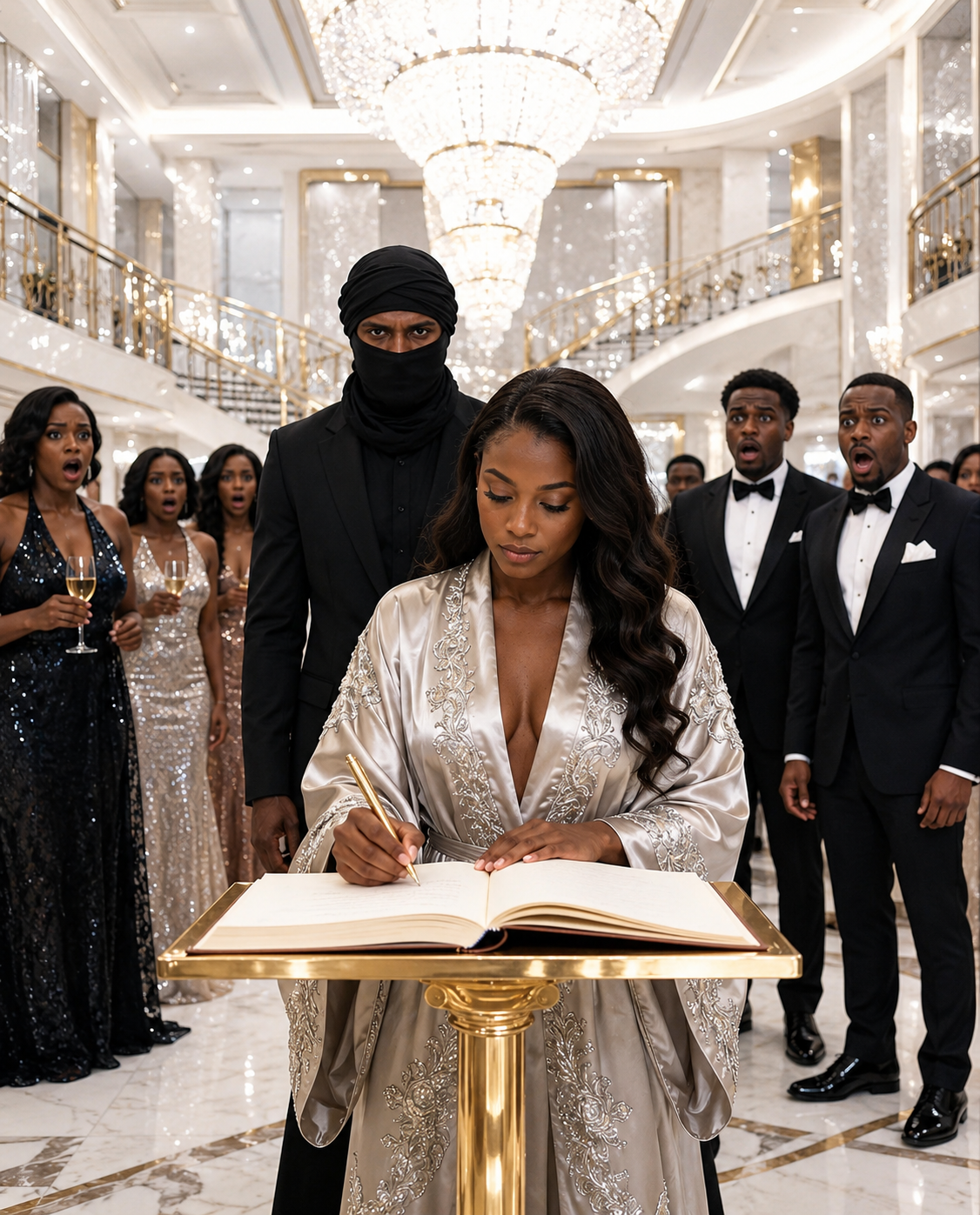 Of the three handsome brothers, she chose the one who wore a mask. During their honeymoon, he took it off… and she was left speechless.
