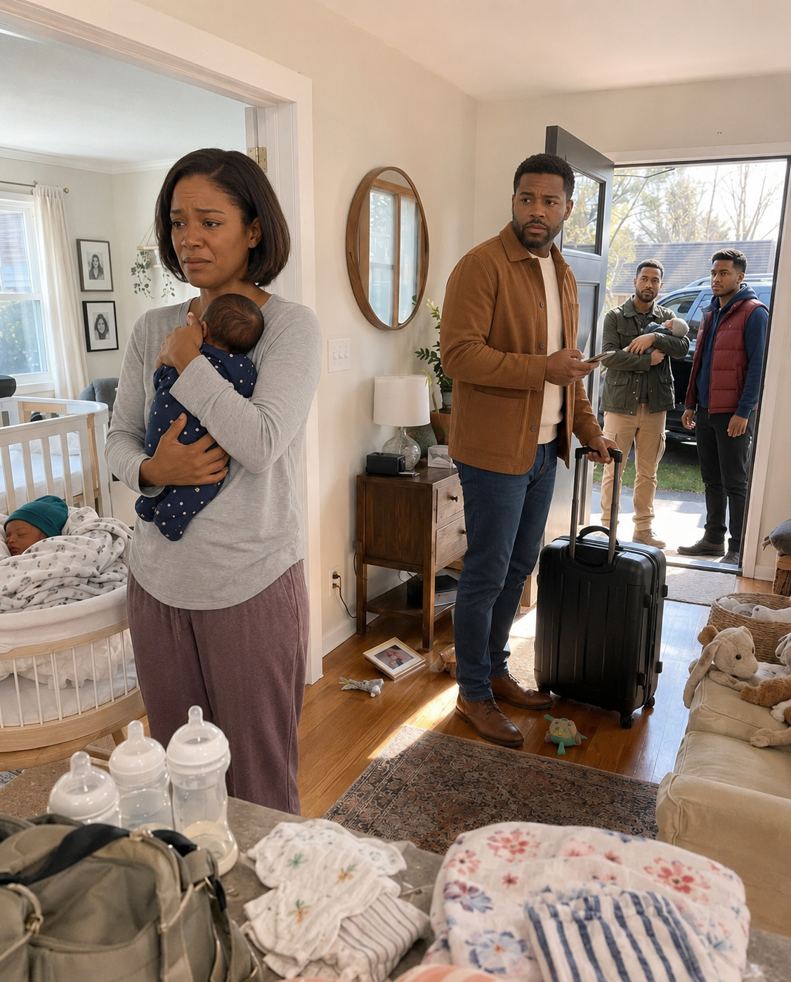 My Husband Left Me Alone With Our One Month Old Twins Then Came Home To An Empty House