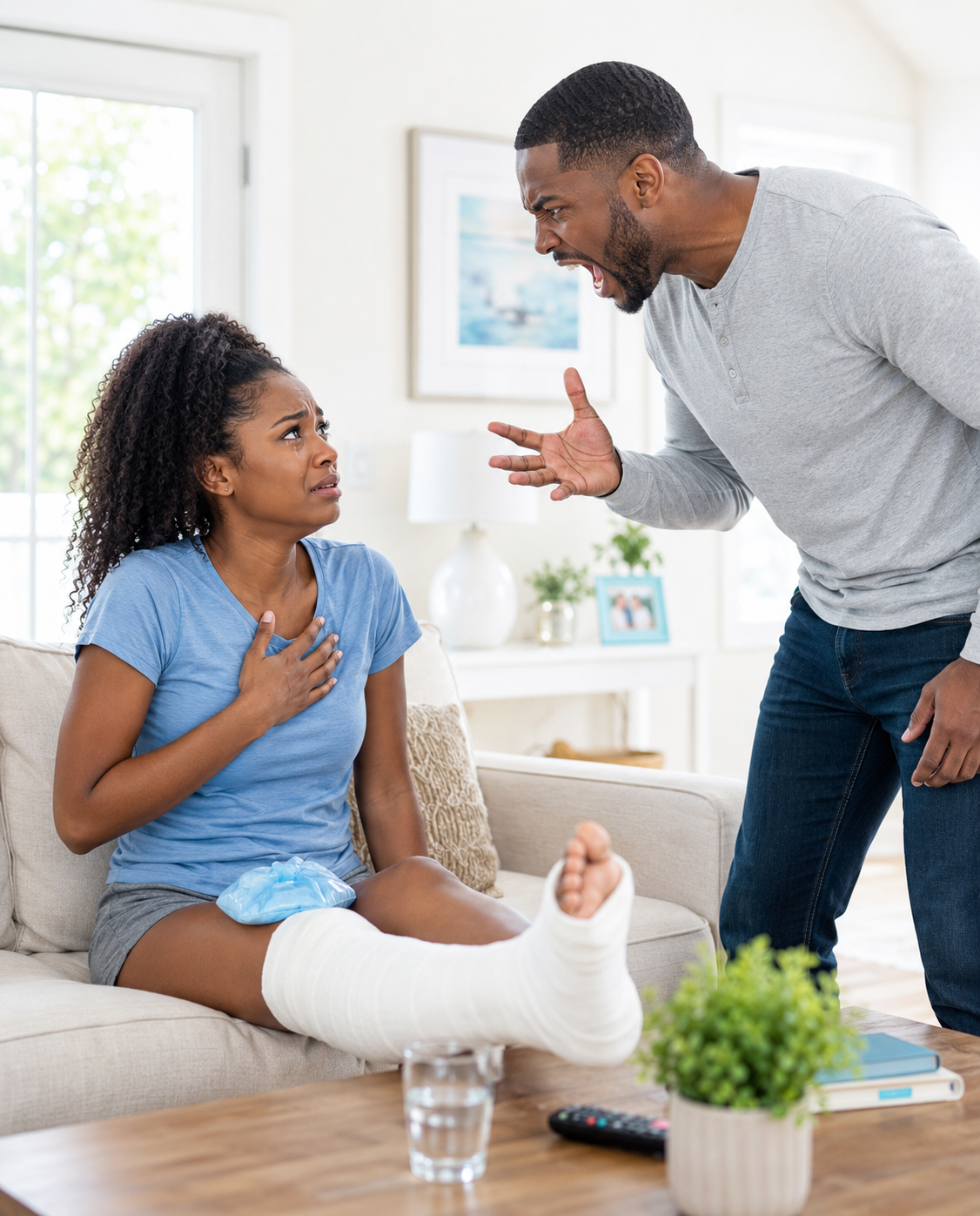 After a severe car accident, I was rushed to the hospital. My husband barged into the room, raging. “Enough with the theatrics!” he shouted