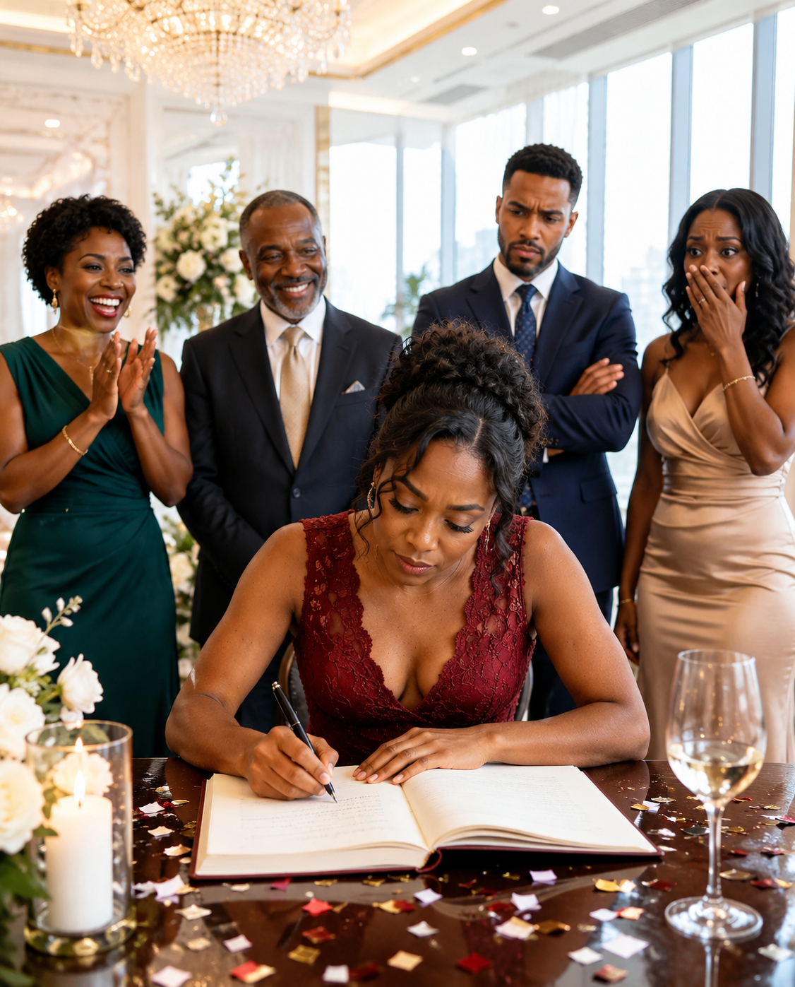 ‘Sign and Get Out, Beggar.’ They Humiliated Her in the Divorce—Then 3 Black Luxury Cars Arrived and the Room Went Silent.