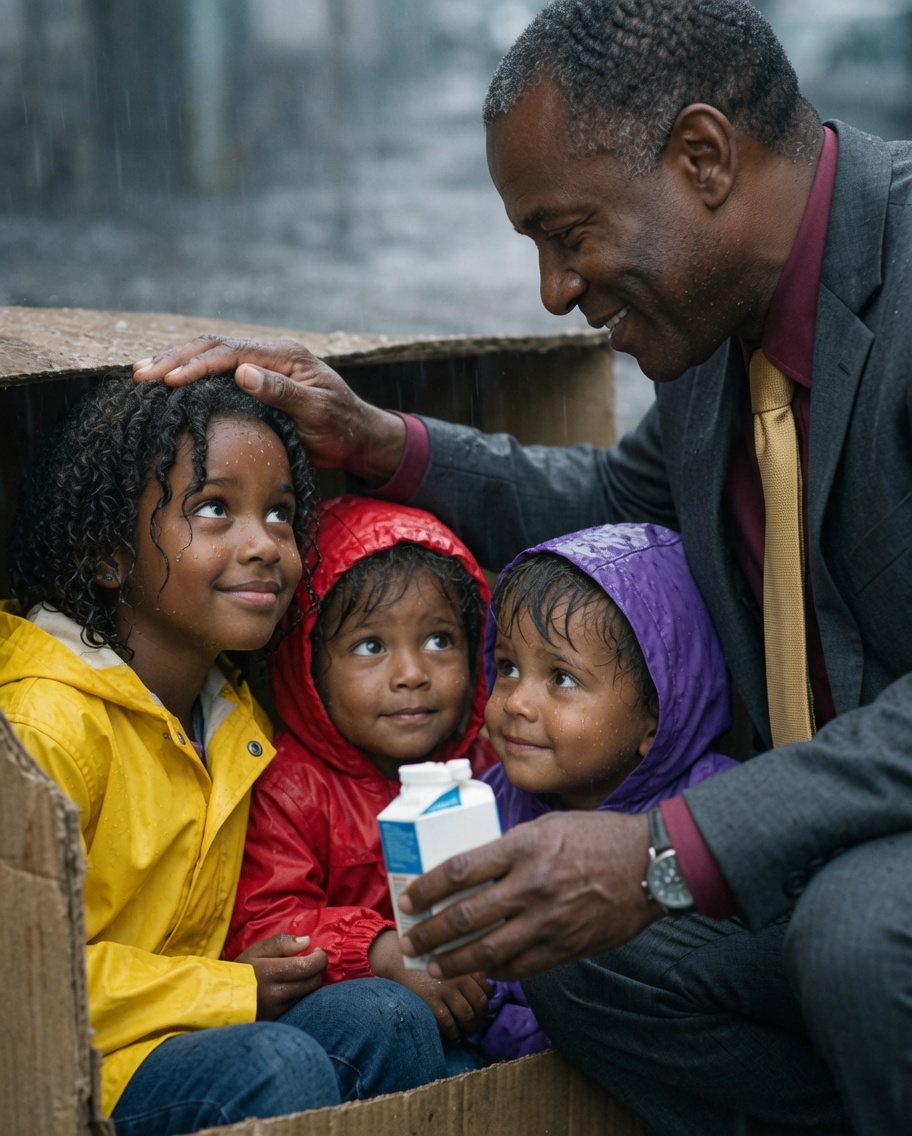 A Store Manager Dialed the Police on an 8-Year-Old Girl for Stealing a Single Box of Milk for Her Crying Siblings — But He Had No Idea a Silent Millionaire in the Store Was About to Step In and Change All of Their Lives Forever