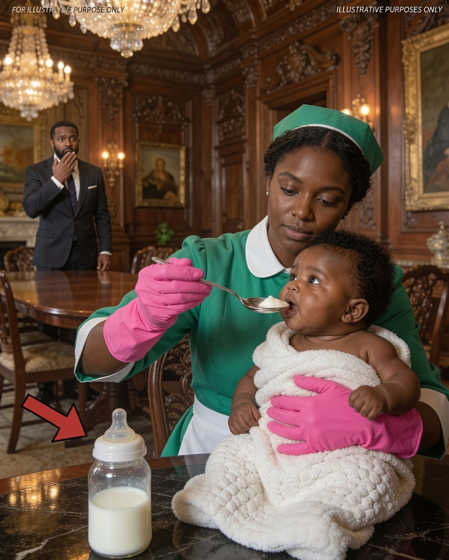 The Millionaire’s Baby Was Fading Day by Day — and No Doctor Had Answers. Only the Housekeeper Noticed the Fatal Detail in His Bottle…