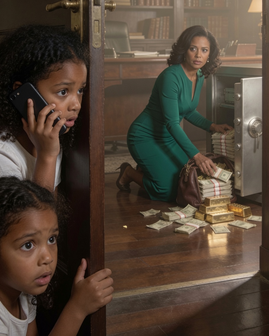 “Dad… That Woman Is Stealing Your Money” A Five-Year-Old’s Terrified Phone Call Sends a Millionaire Racing Home — What the Millionaire Found When He Rushed Home Changed Everything