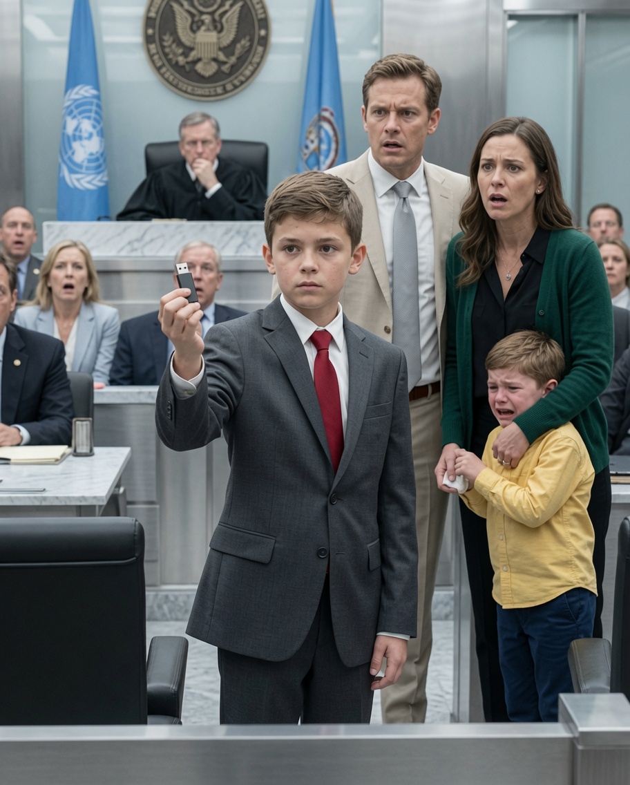 The judge asked him to choose between his humble mother and his millionaire father, but the boy pulled out a broken cell phone and revealed