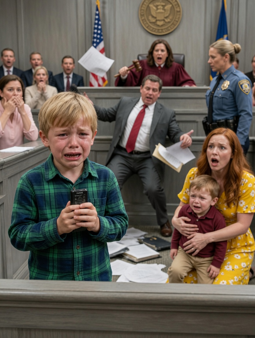 The judge asked the nine-year-old boy which parent he wanted to live with. But when the child slowly reached into his jacket pocket, his rich father’s face turned white and the entire courtroom realized a secret was about to come out.
