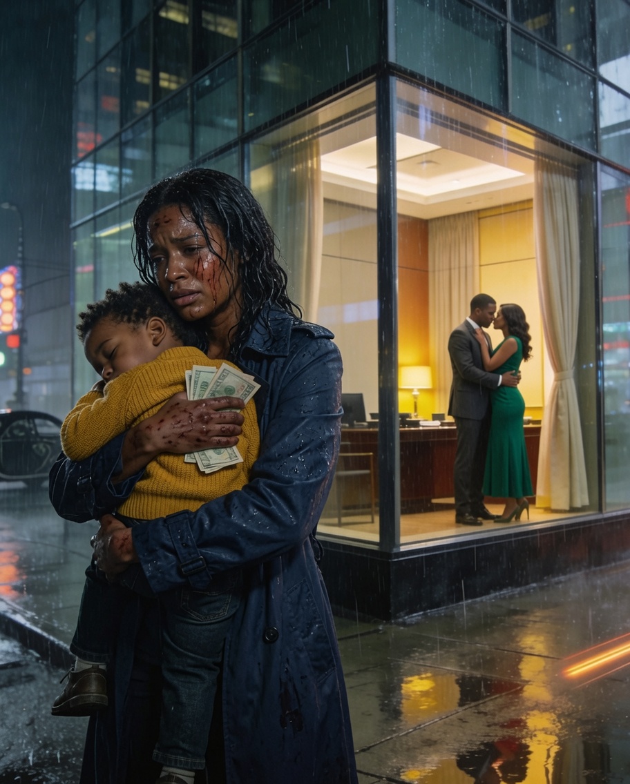 I won 50 million dollars. I rushed to my husband’s office with my son, stood there, and silently watched him talk…