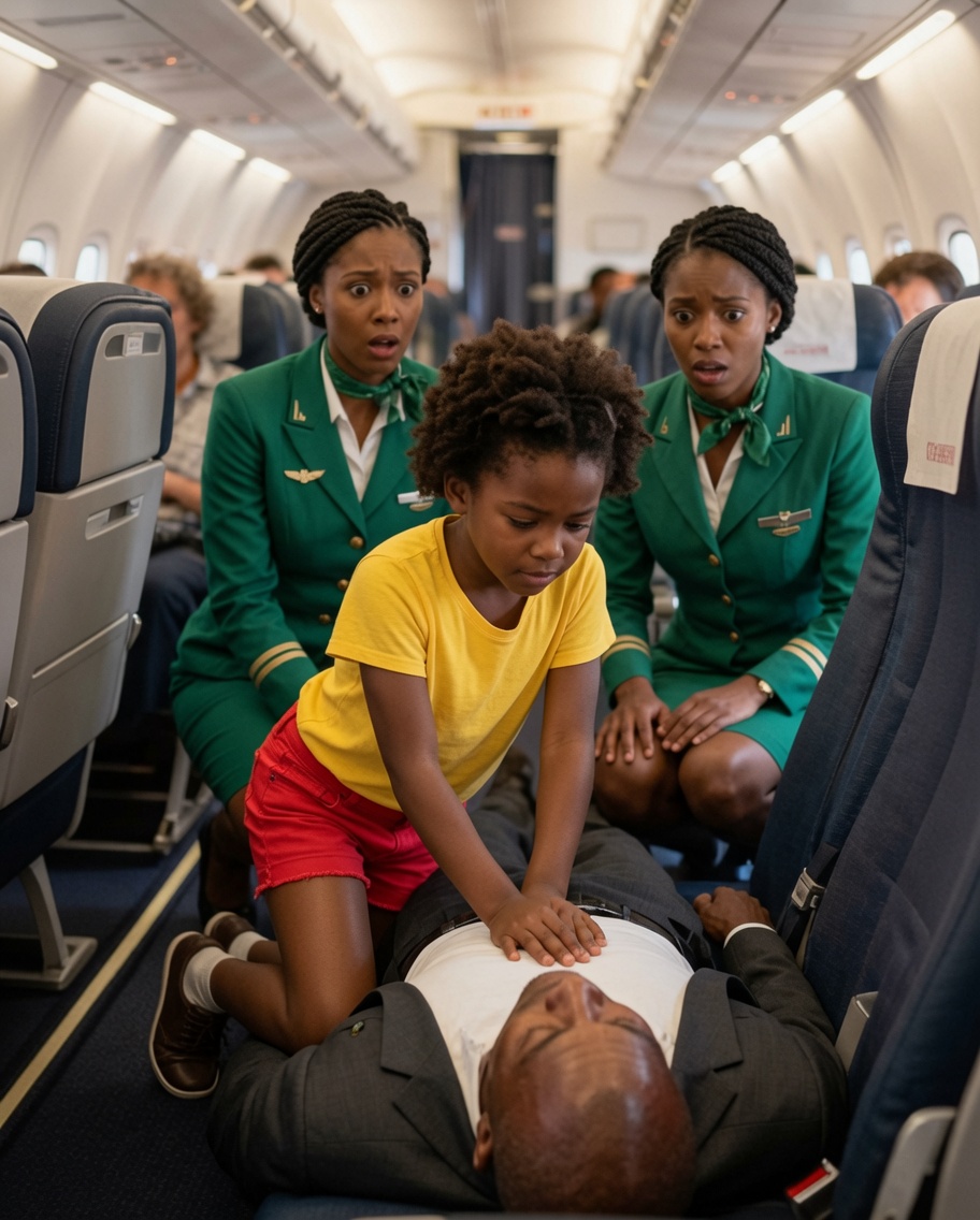 No One Noticed the Poor Little Girl on the Plane… Until She Saved a Billionaire and His Whisper Changed Everything