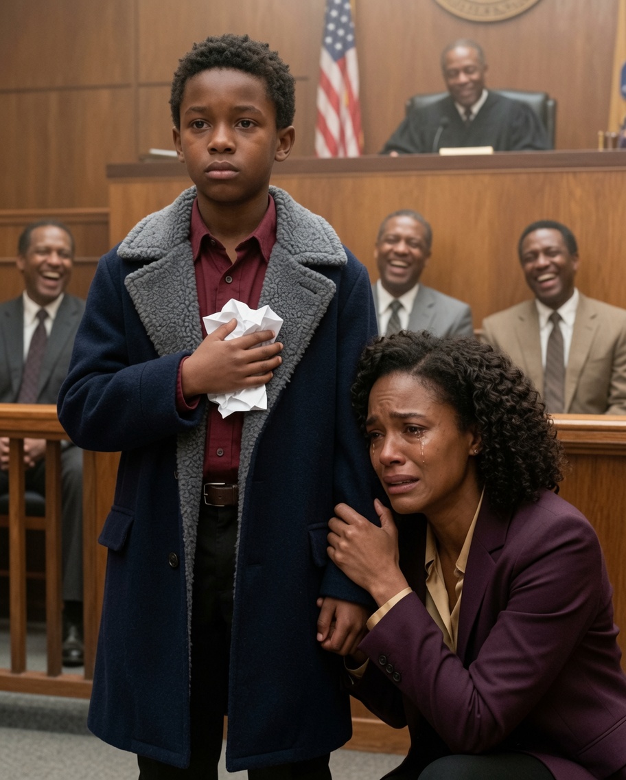 A Widow Walked Into Court Without a Lawyer—Until Her 6-Year-Old Son Stood Up and Exposed a Truth That Left the Entire Room Silent