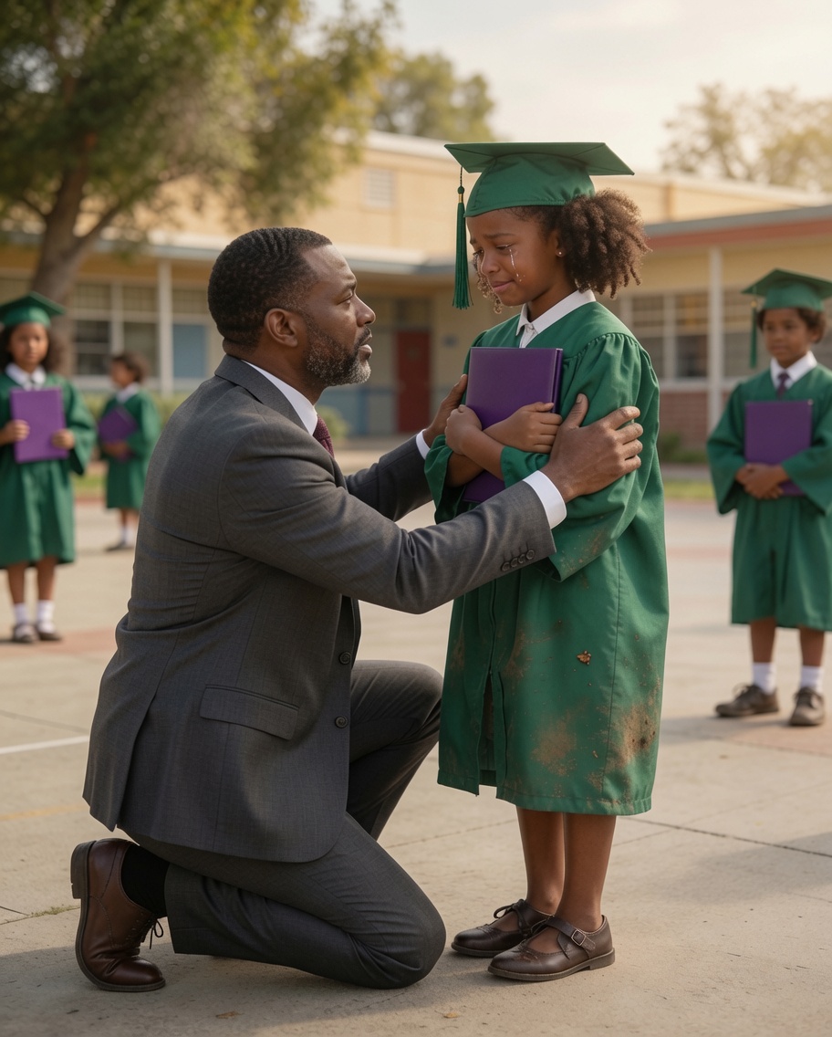 On Graduation Day, a Poor Orphan Girl Whispered to a Billionaire, “Will You Be My Dad Just for Today?” — What He Did Next Left Everyone in Tears