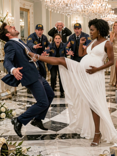 I was eight months pregnant with our miracle baby when my husband brought his 22-year-old mistress to our baby shower. When I demanded they leave, he punched me square in the stomach, sending me crashing into the gift table. “She’s carrying the real heir, you barren trash,” he sneered, as his wealthy parents actually clapped.