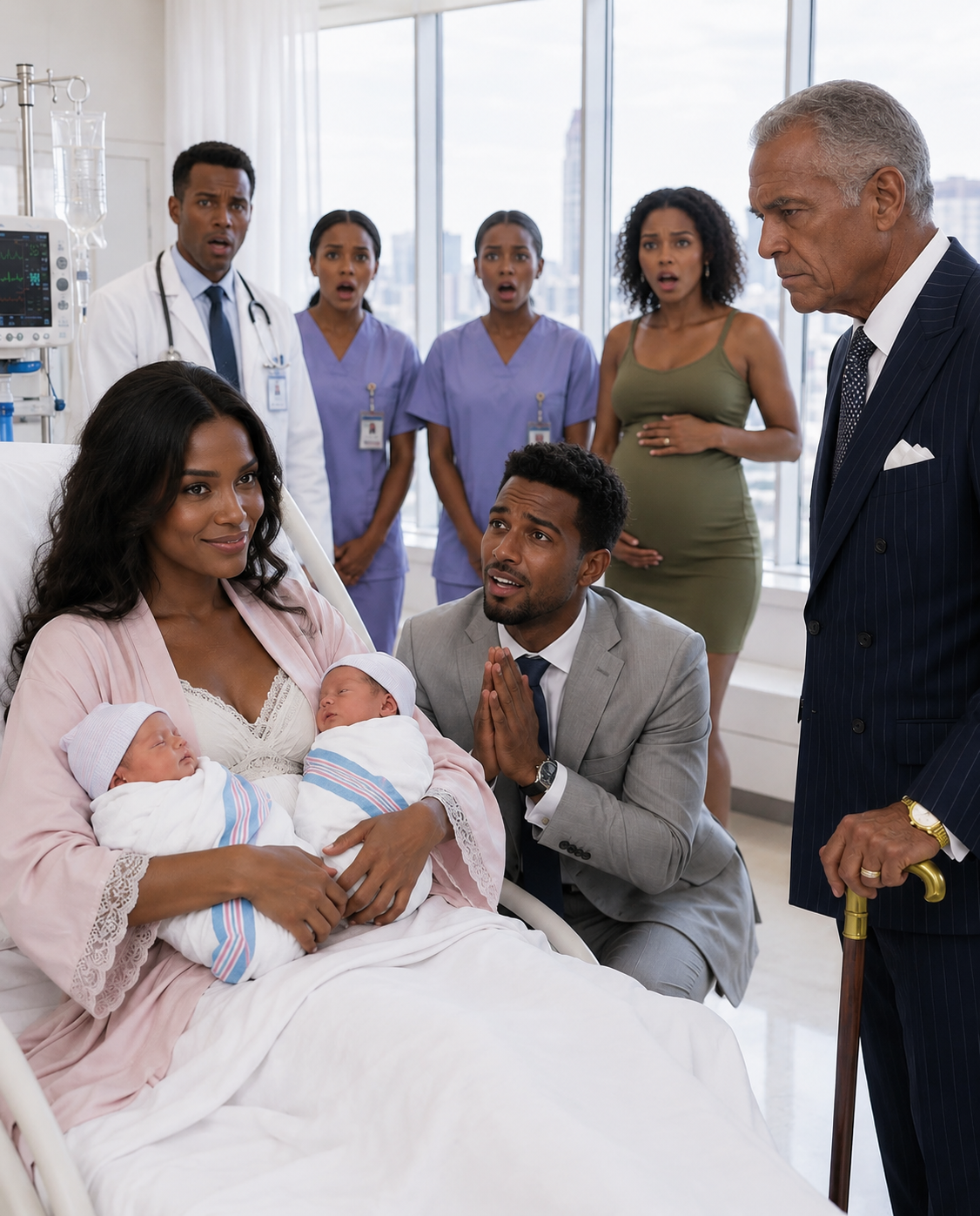 My Husband Tossed Divorce Papers Beside Our Premature Twins As They Fought For Every Breath, Certain The Three Of Us Had Lost Everything… But One Phone Call Later, The Man Who Walked Straight Into The NICU Wiped The Smile Right Off His Face
