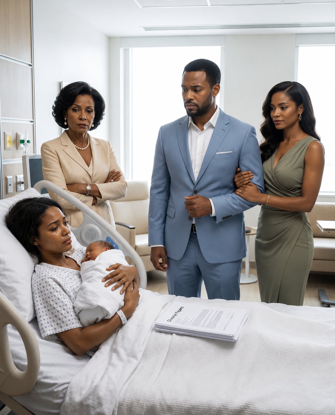After I Gave Birth, My Husband Walked Into My Hospital Room With His Mistress And Threw Divorce Papers On My Bed — They Called Me “Nobody”… They Had No Idea I Actually Owned The Hospital… And The Empire That Was About To Decide Their Fate