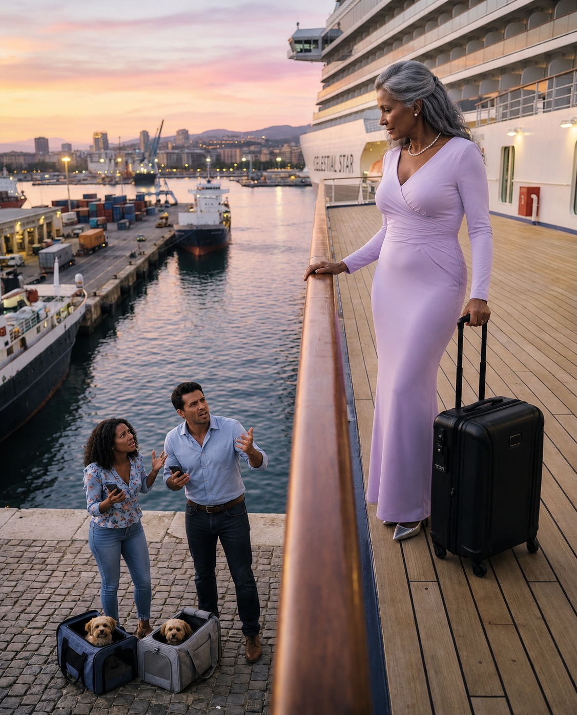 After My Husband’s Funeral, I Never Mentioned The One-Year Cruise Ticket I Had Secretly Bought — A Week Later My Son Said, “Now That Dad’s Gone, You Can Watch Our Pets Whenever We Travel”… I Only Smiled. At Dawn The Ship Departed, And My Absence Became The Real Surprise