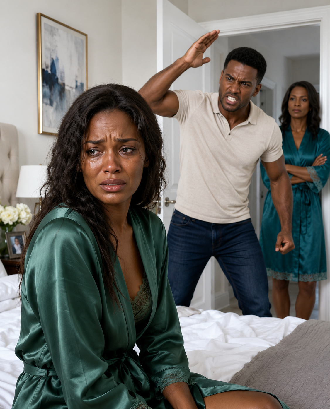 At 3 am, my husband d.ragg.ed me from bed and b.at me until my lip bl.eed, yelling: “Get up, useless woman!” His mom laughed. I reached the police station and fainted. My payback cost them both dearly.