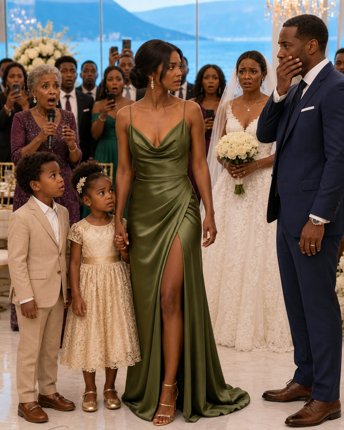 My Former Mother-in-Law Invited Me to My Ex-Husband’s Wedding Just to Remind Me I Was “The Barren Woman He Finally Escaped.” I Arrived Calmly With Three Children Dressed for the Occasion, Pulled Out a Recording From the Family Attorney, and Said, “Before We Raise Our Glasses… Listen to This.” No One Realized That One Voice Was About to Destroy Five Years of Lies in a Matter of Seconds.