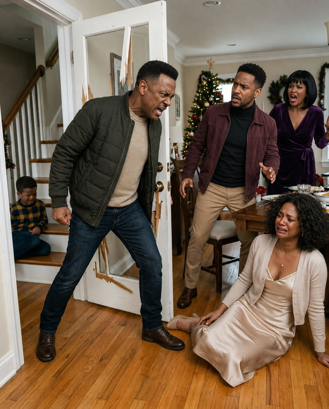 I missed Christmas dinner, and I’ll always regret it. While I was stuck handling a business emergency, my neighbor sent me a video showing my daughter being mistreated by her husband and his mother. I rushed to her house, forced my way inside, and said five words they never expected.