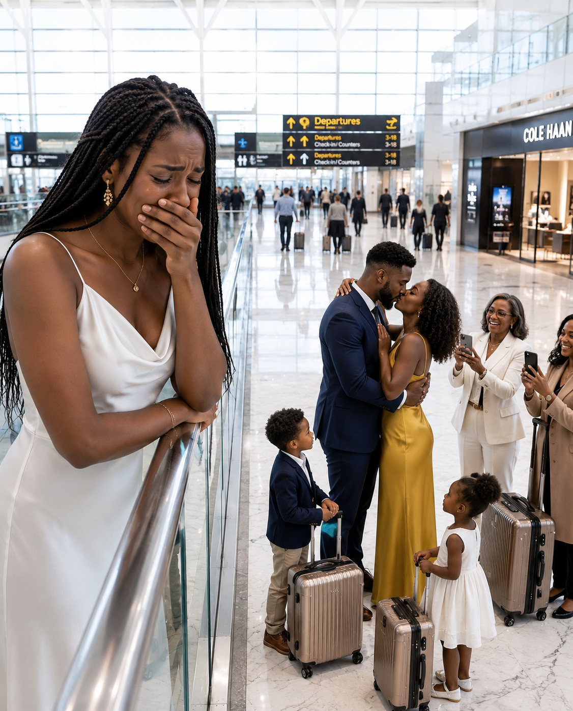 My Husband Claimed He Was Saving Lives In Emergency Surgery—Then I Found Him At The Airport Boarding A Secret Vacation With Another Woman And His Entire Family Without Me…