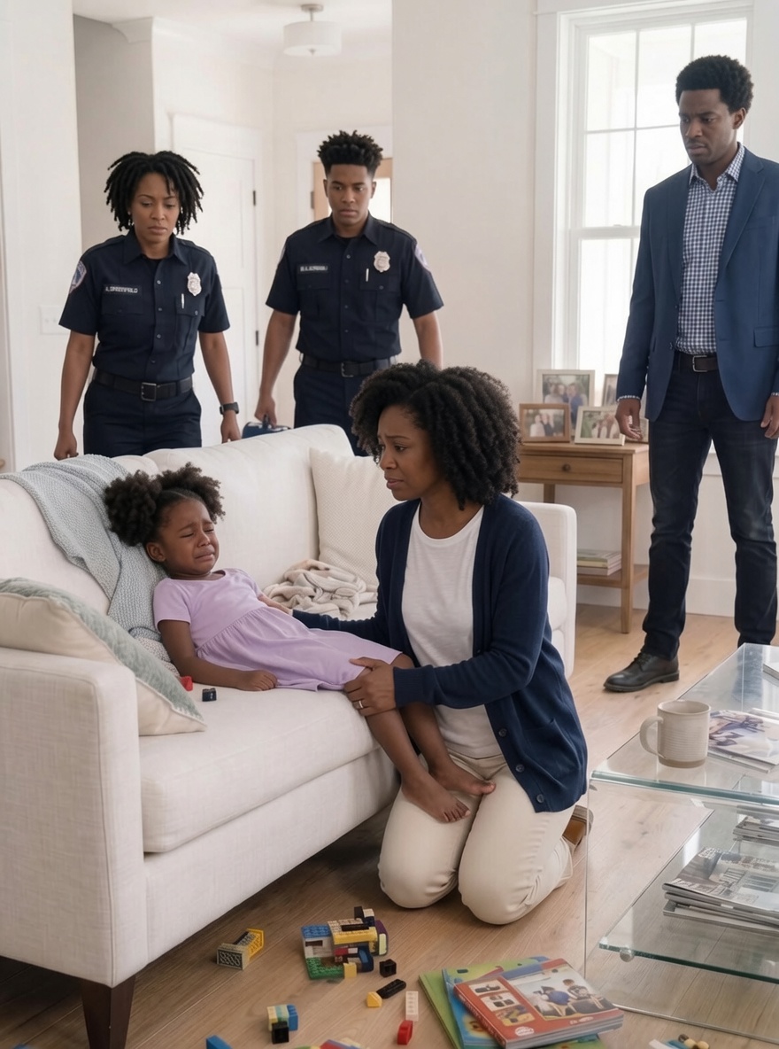 I Returned Home To Find My Five-Year-Old Daughter Struggling To Breathe While My Husband Stood Nearby Without A Hint Of Concern. Then A Paramedic Took One Look At Him, Turned Pale, And Quietly Said, “That Man Isn’t Who You Think He Is.”
