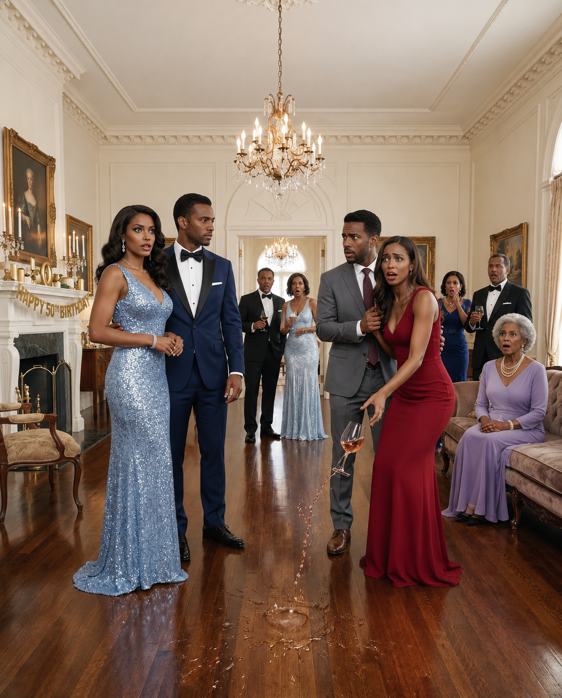 My Husband Brought His New Girlfriend Home To Replace Me — So I Brought A Guest Too… But When My Guest Stepped Forward, The Other Woman Turned Pale, Dropped Her Wine Glass, And Whispered One Word: “…”