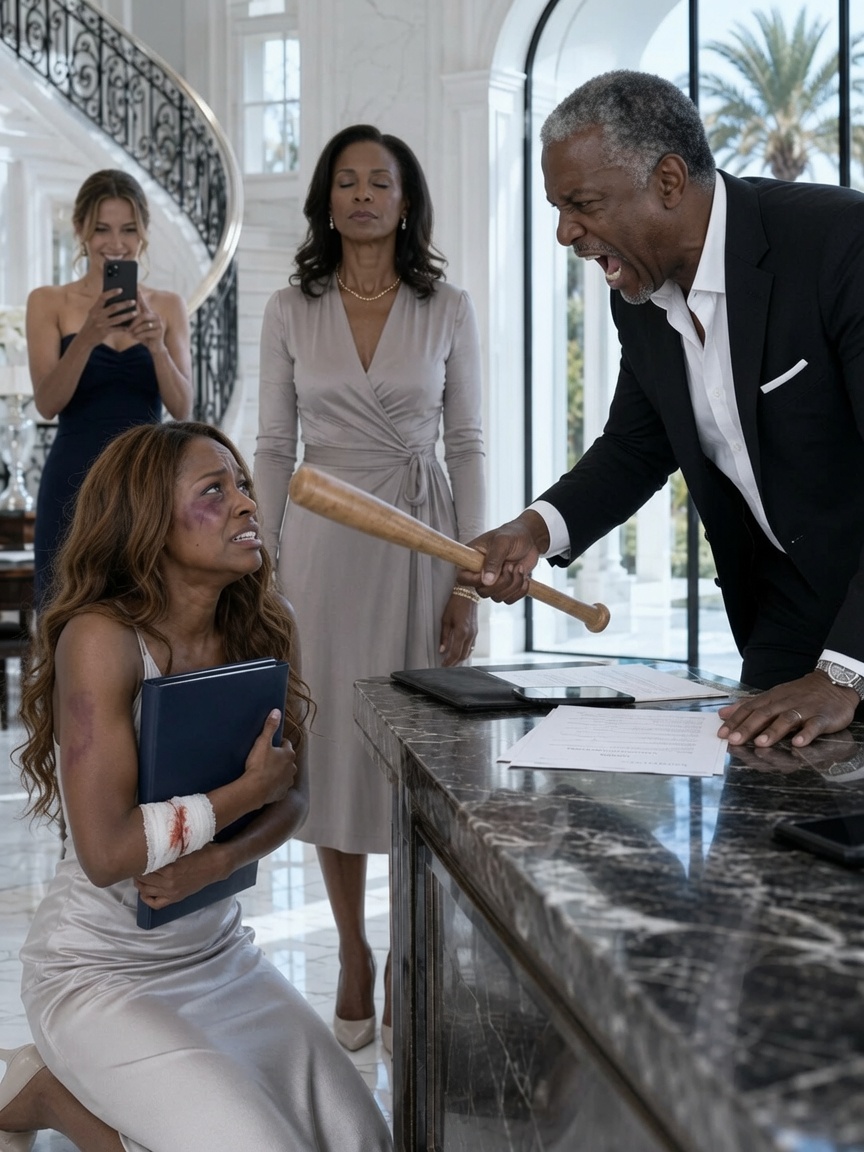 “Sign it right now, or I’ll break your other arm!” my father shouted after b:eati:ng me to force me to give up my grandmother’s inheritance. My stepmother and stepsister laughed while recording everything.