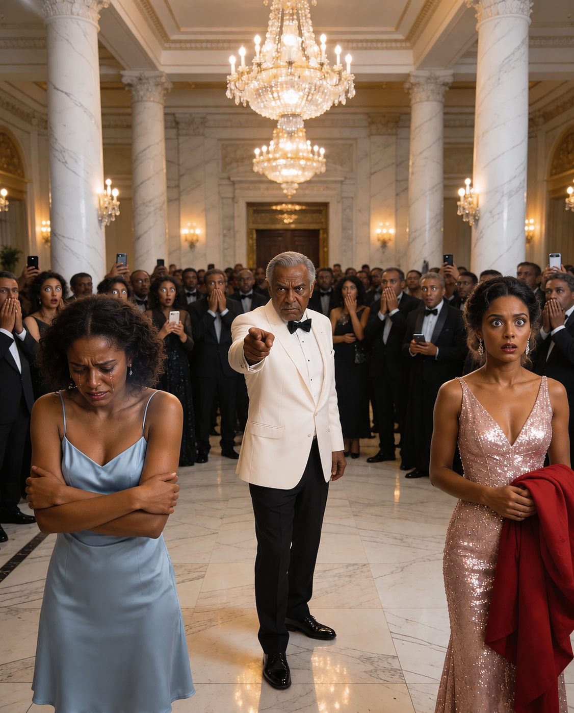 They stripped my daughter’s dress off in front of 200 guests to humiliate her. But they didn’t know… I was only 20 minutes away.