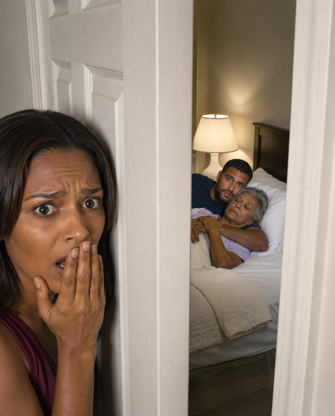 Three years of marriage… and every night her husband slipped away to sleep in his mother’s room. One night she followed him—what she discovered stole her breath.