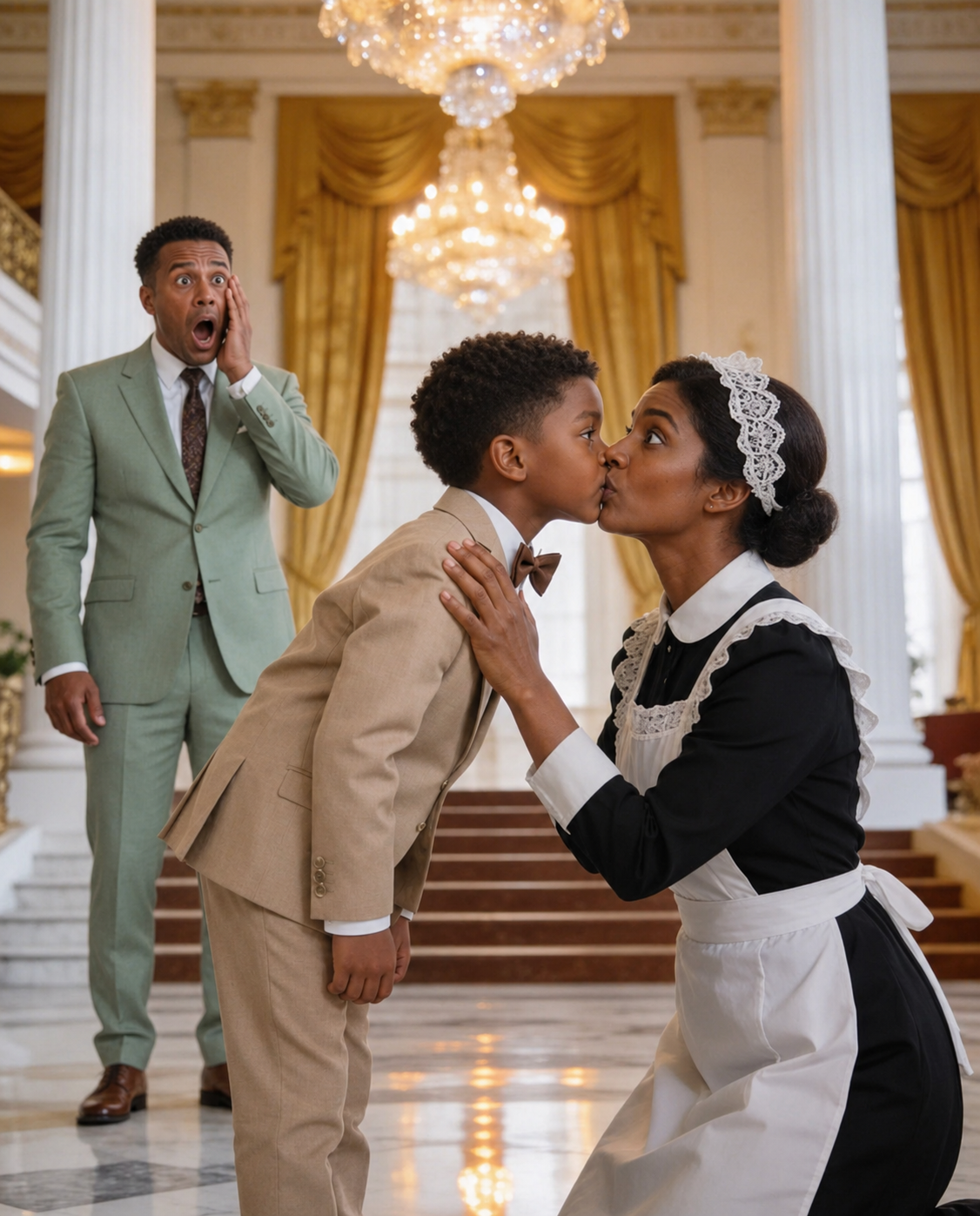 No One Could Make the Billionaire’s Son Smile… Until a Quiet Housekeeper Did the One Thing Everyone Else Was Afraid To Do