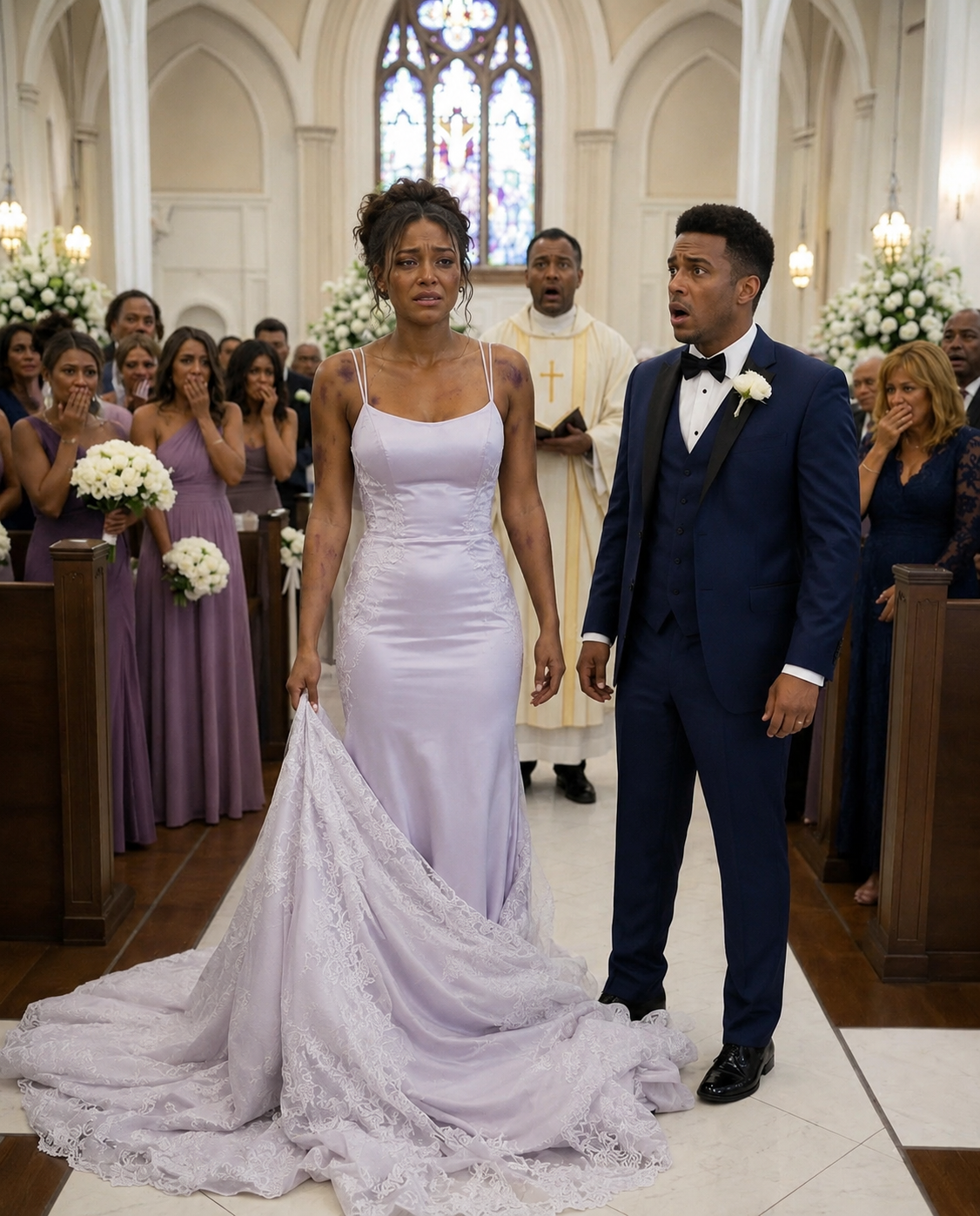 At the wedding altar, the groom squeezed my hand and sneered, “From today on, you belong to me. Know your place.”
