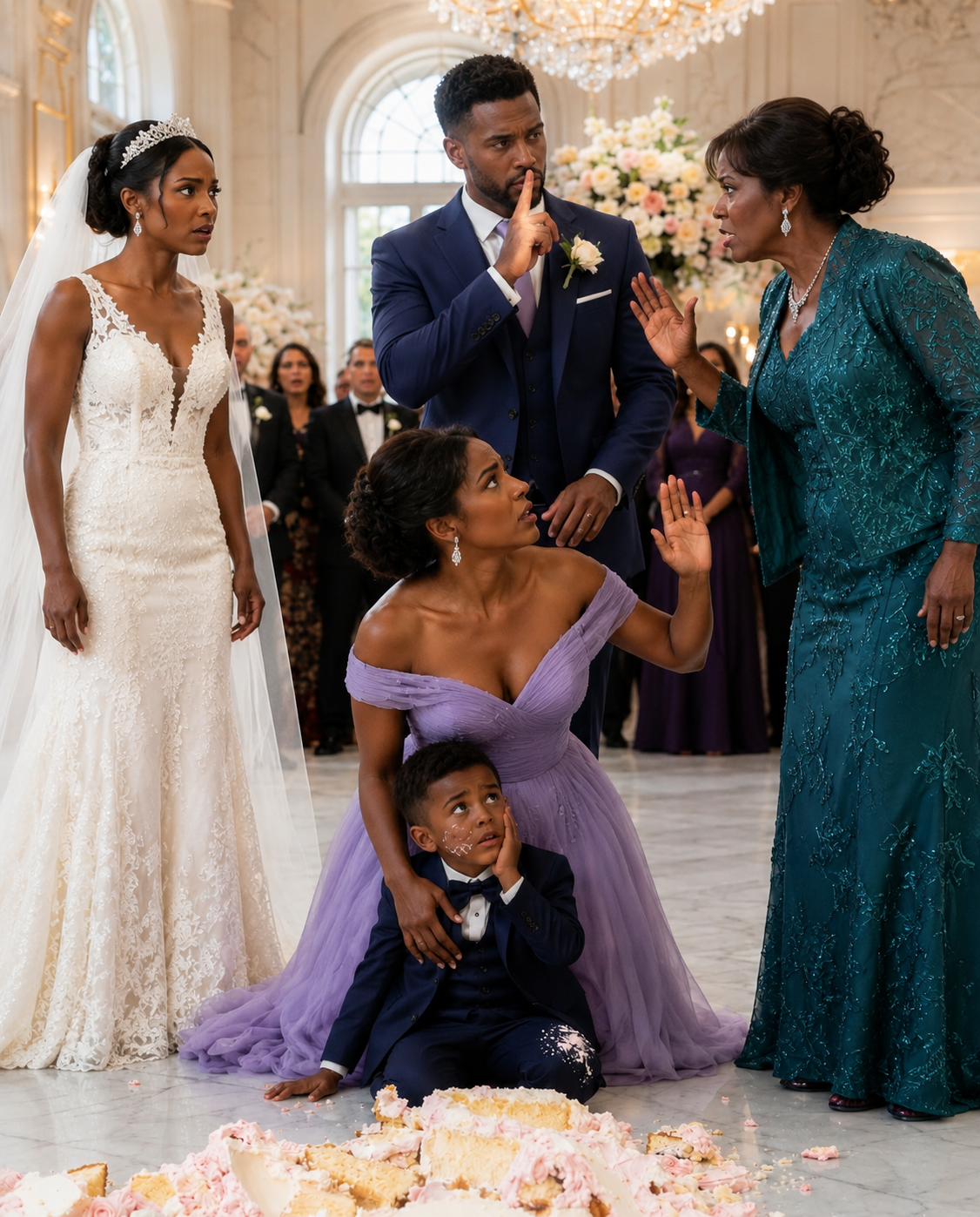 At My Sister-in-Law’s Lavish Virginia Wedding, My Mother-in-Law Knocked a Cupcake from My 5-Year-Old Son’s Hand, and He Whispered, “Grandma Said We’re Poor.” My Husband Told Me to Stay Quiet, So I Pulled Up the $38,000 Bank Transfer That Had Funded the Celebration—Then My Son Turned to the Groom and Repeated What He Had Heard in the Kitchen, and Within 10 Minutes, Months of Careful Planning Began to Unravel…