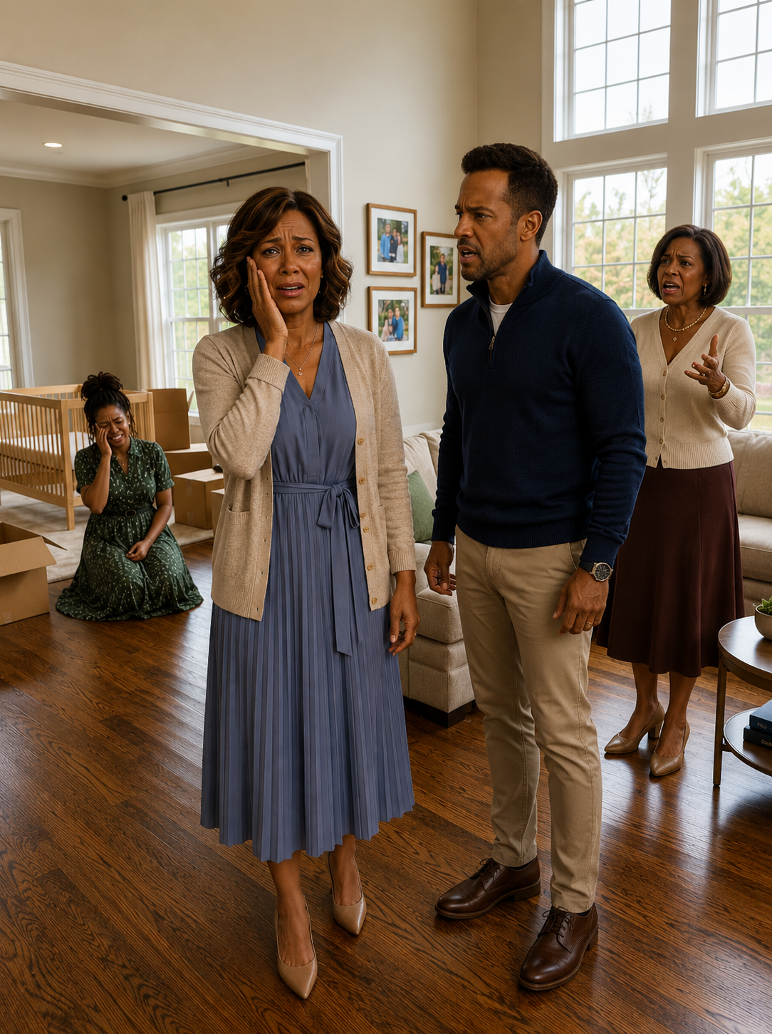 My mother-in-law moved my pregnant sister-in-law into my house without consulting me so she could have her baby there. When I protested, my husband struck me and snapped, “Watch your mouth!” I didn’t argue or give anyone a warning. Instead, I quietly sold the property behind their backs and left for England, allowing them to deal with the consequences of their choices.