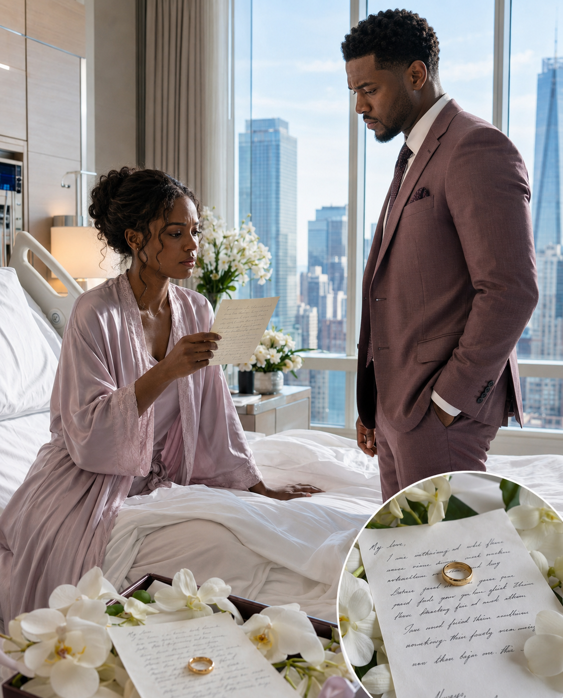 My Husband’s Pregnant Mistress Sent A Gift Basket To My Hospital Room After Surgery, With A Card That Said: To The Previous Chapter. She Thought She Thought She Had Won, But I Put My Wedding Ring Inside The Basket And Told Him To Take It Back To Her.