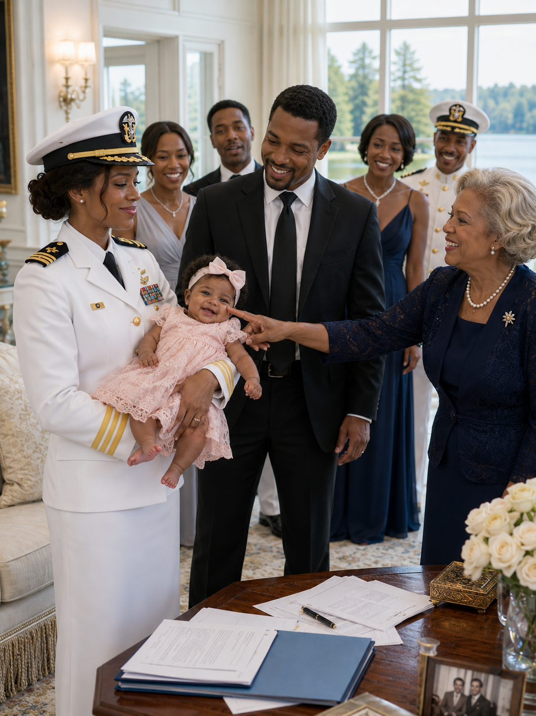 I Returned in Uniform After Four Months Away, Carrying Our One-Year-Old—My Husband Threw Down a DNA Report and Said, “She Isn’t Mine. Leave My House.” As His Mother Humiliated Us Before the Family, I Called My Attorney… Then His Laptop Revealed Their Plan for Monday