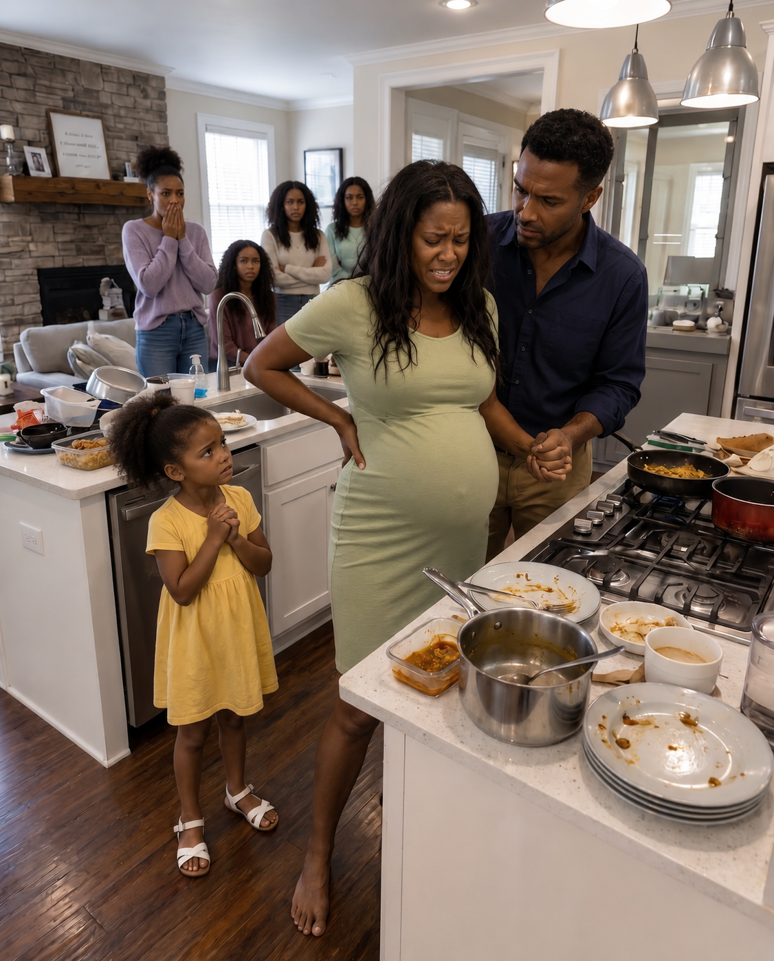 I Came Home After A 14-Hour Shift Expecting To Surprise My Eight-Months-Pregnant Wife—Instead, I Found Her Cleaning Up After My Family… Then Through Tears She Revealed The Secret They Had Hidden From Me For Months…