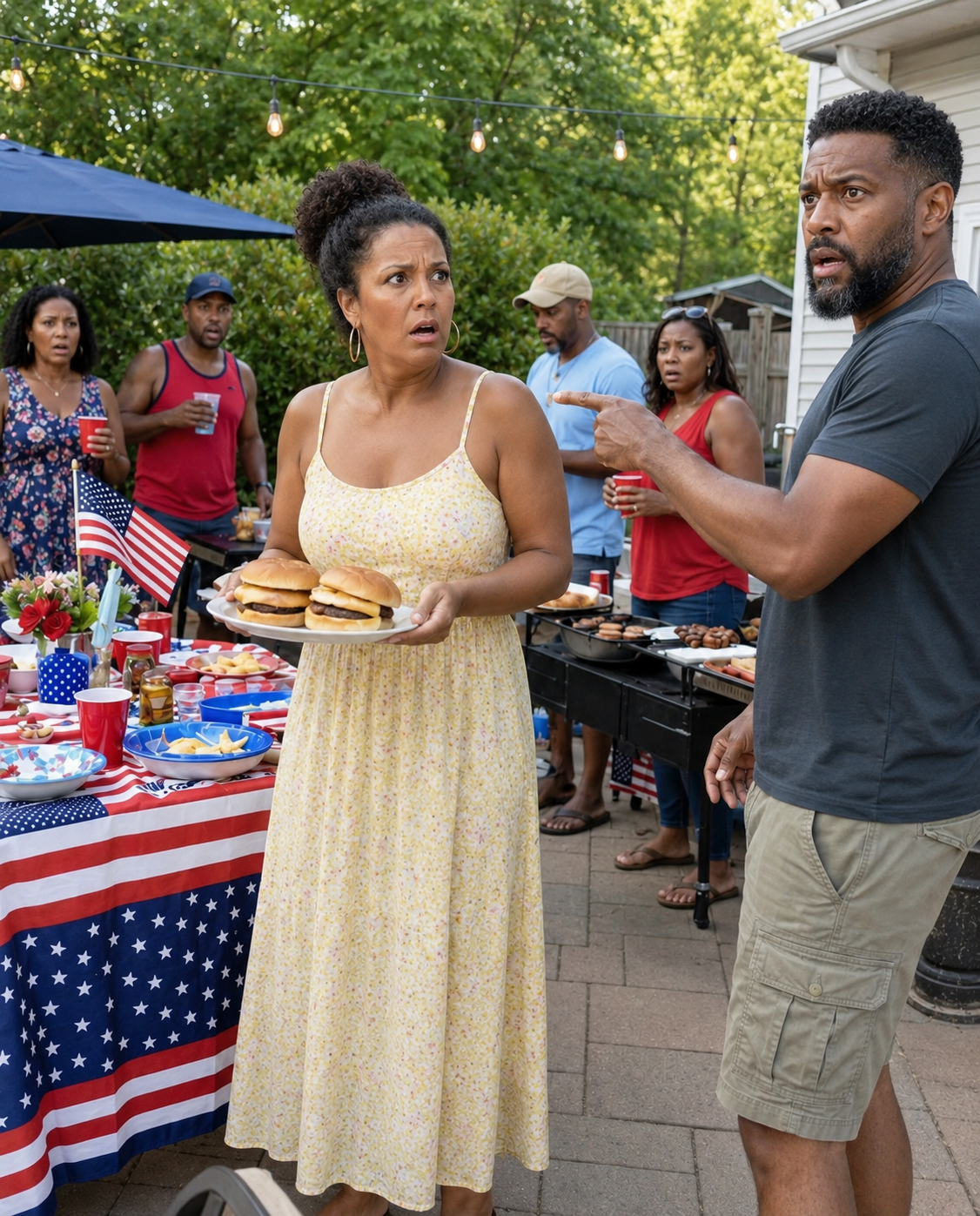 I Invited My Coworker to Our Fourth of July Barbecue Because He Had Nowhere Else to Go – But When He Saw My Wife, He Went Pale