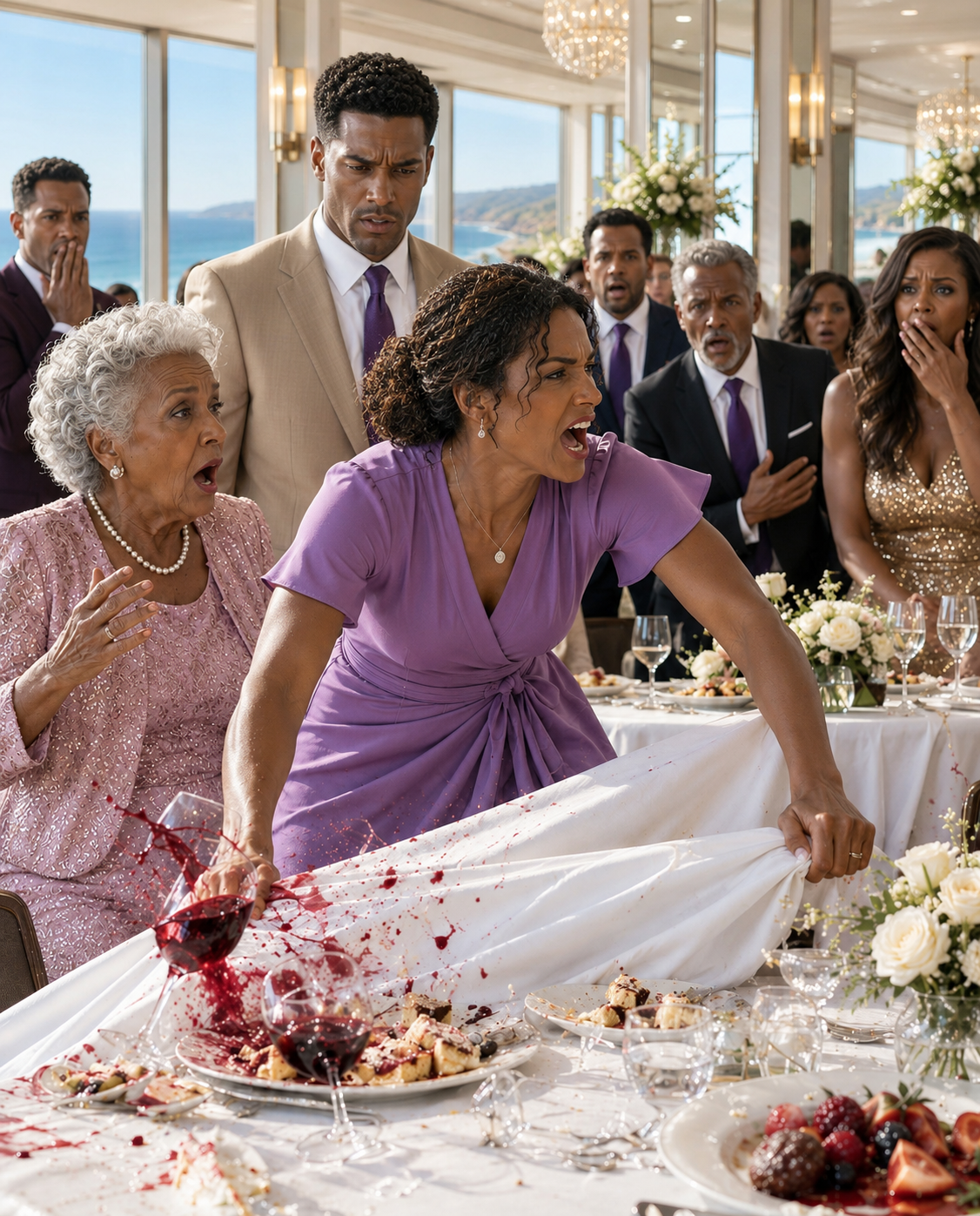 At My Father-in-Law’s Eightieth Birthday, My Mother-in-Law Dumped My Soup on the Floor and Said, “Women Who Sell Food at Flea Markets Should Stay in the Kitchen.” I Took Off My Apron, Flipped the Entire Table, and Quietly Told Her, “Then You Should Know Who Owns This Restaurant.”