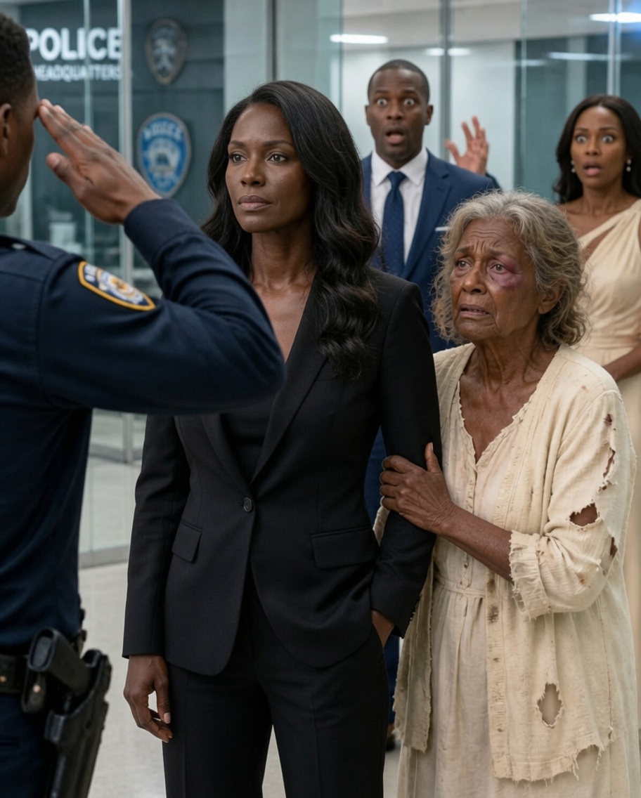 At 2:27 a.m., my mom called in tears: “Honey… I’m at the police station. Your sister-in-law b/e/@/t me with a baseball bat. Then she convinced the officers I attacked her because I’m mentally unstable. Your brother just stood there and watched!” When I walked in, the officer turned ghost-white and stammered, “Ma’am… I-I…”