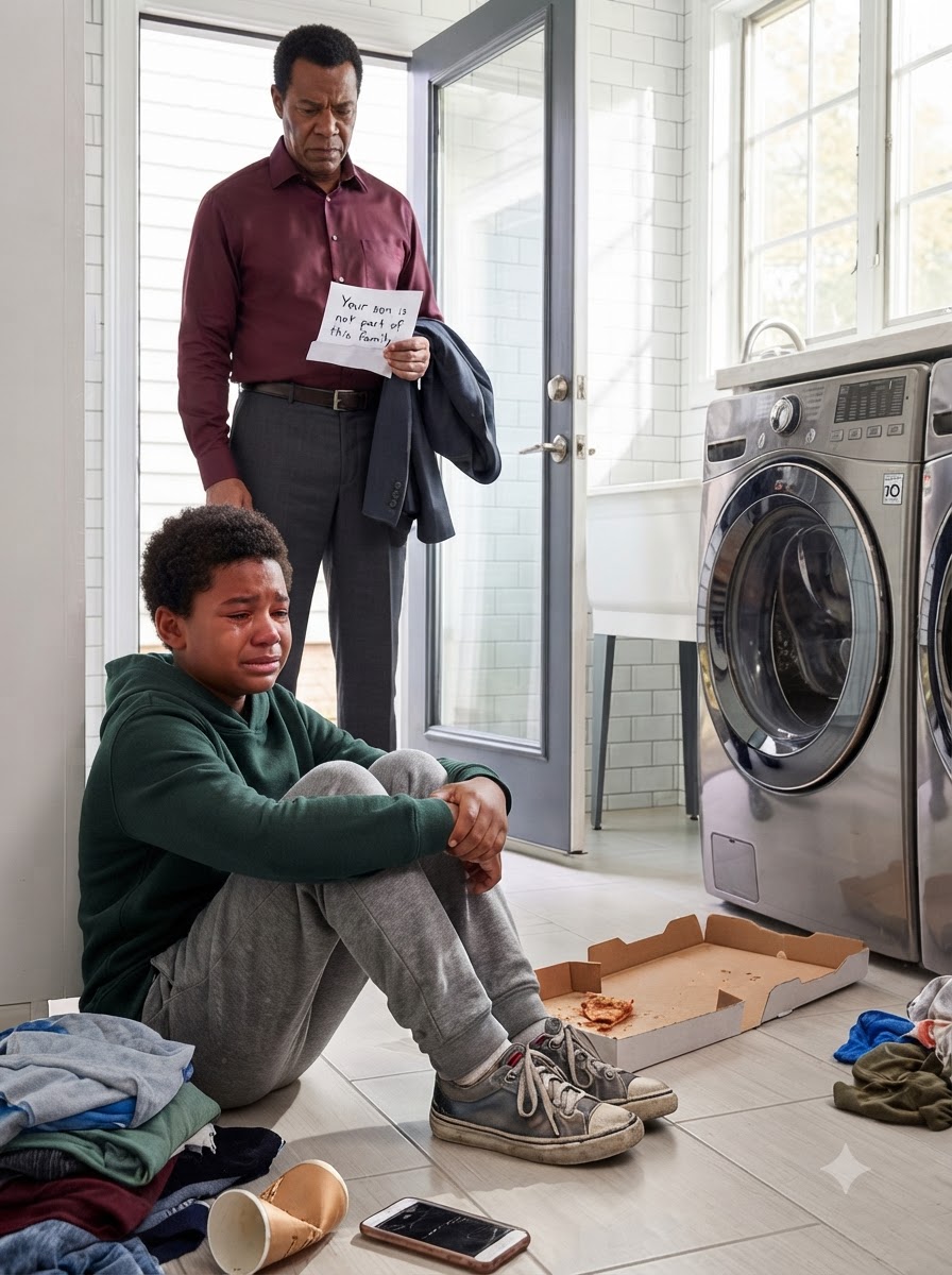 The house was completely empty when I returned unannounced; I only heard the dryer and saw my 12-year-old son working in silence. “They left me here for five days because I’m your mistake,” he said.