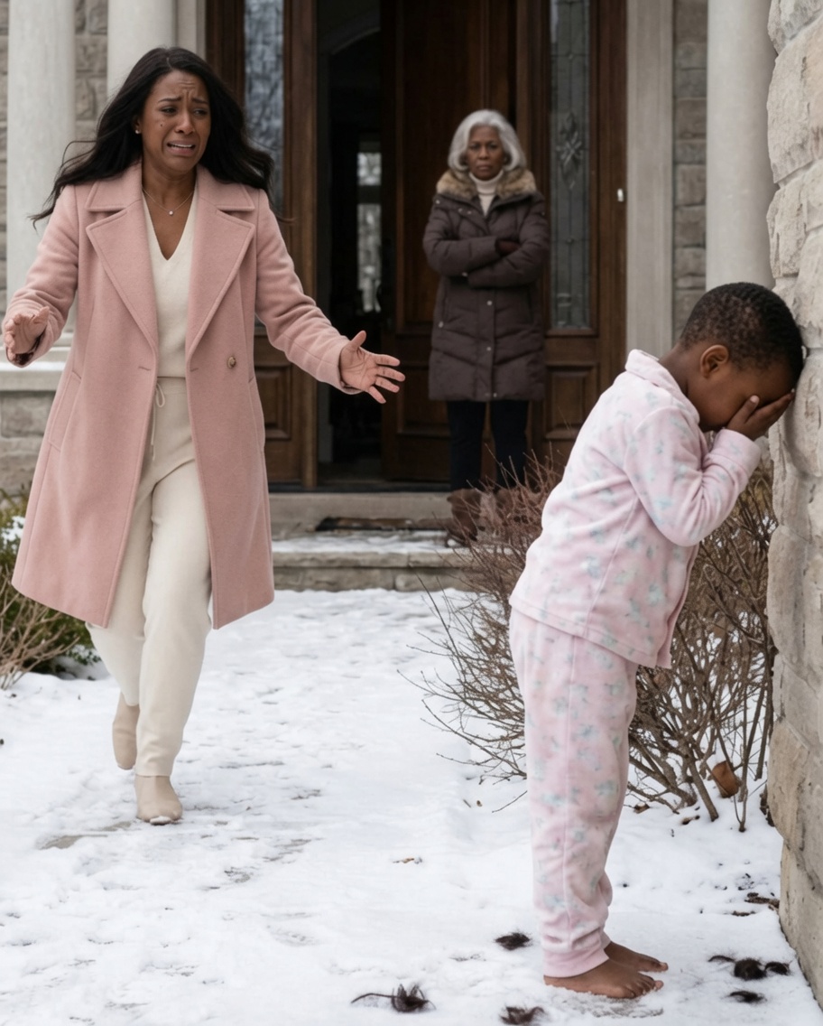 When I returned from a trip, I found my 3-year-old daughter shaved and trembling; my mother-in-law said, “This is how you learn not to steal.” I didn’t argue, I took the girl and left, but that same night I turned on the hidden camera in the living room… and discovered that the real thief was sleeping under the same roof.