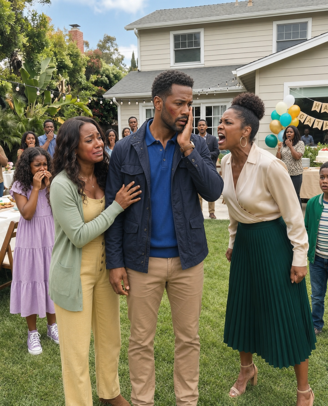 At a family gathering, my wife’s sister sla:pped me in front of my children and screamed, “You’re not even a real father, you just adopted them.”