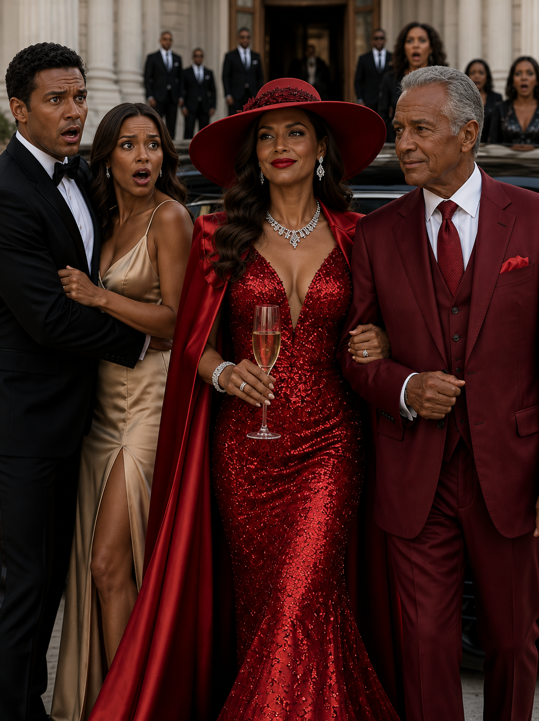 My CEO Husband Took His Mistress to the Charity Gala While Leaving Me Behind in My Worn-Out Dress. “You’d Only Humiliate Me,” He Mocked Before the Staff. I Said Nothing—I Just Called the Billionaire Father I’d Hidden From for Three Years, Never Expecting His Empire to Collapse Before Sunrise.