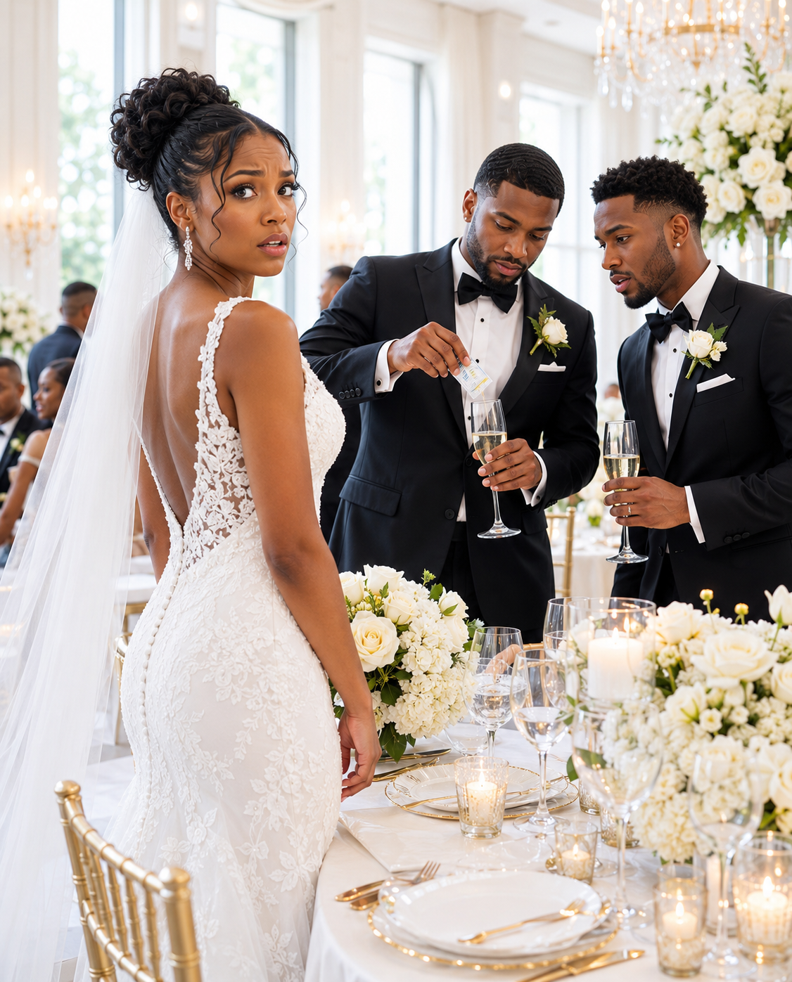 At my wedding, I saw my brother put something in my cup secretly. I didn’t scream and lose control. I just switched our glasses in silence. Then he raised his toast, smiled sideways and said, “Congratulations, little sister.” My surprise is on the way. “I smiled while he drank. 30 minutes later, everyone saw the truth.