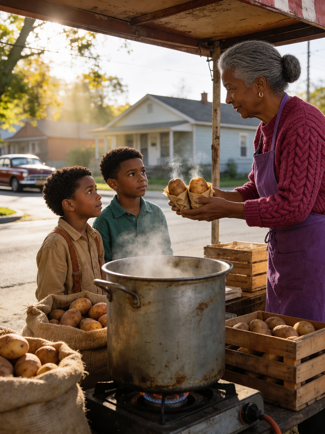 A Poor Elderly Woman Fed Two Hungry Boys for Months… Then They Vanished Without a Goodbye—Twenty Years Later, the Truth Finally Came Back to Her Door