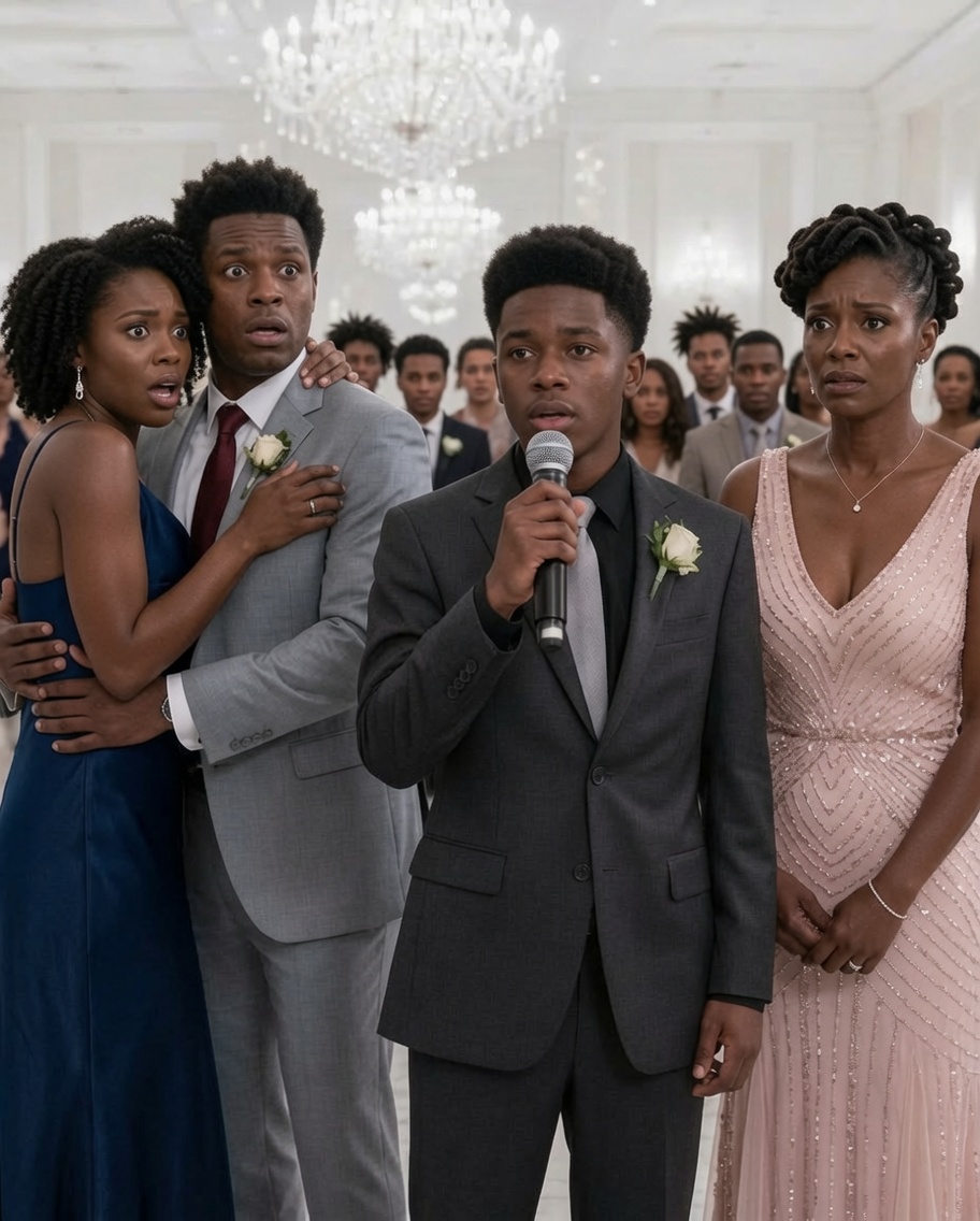 My husband brought his mistress to the gala wearing my dress and wedding ring. When she was introduced as his wife, he stayed silent. I put on a black suit, called my lawyer, and waited for our son to say, “Dad, today you pay for everything.”