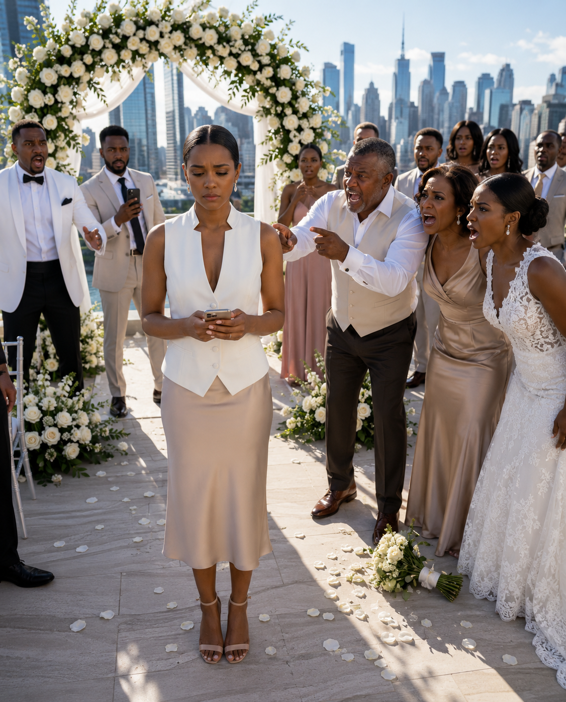 I arrived at my sister’s lavish wedding knowing my parents only wanted to m0ckme. They m0cked me before their rich investors, but one text exposed years of lies and brought their perfect world cr3shing down.