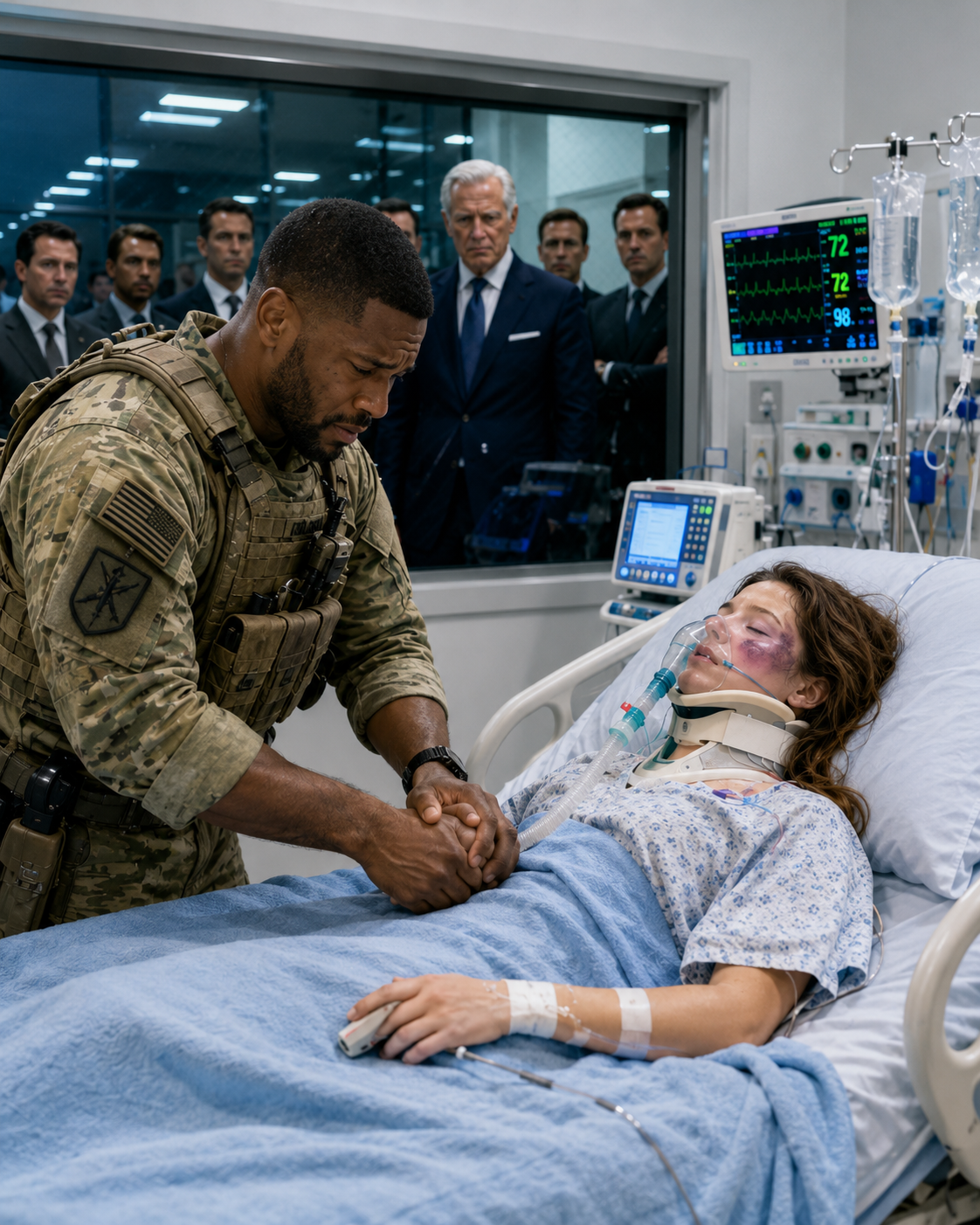 I returned home after months away and found the door open, the smell of bleach, and stains no one had managed to scrub away. In the ICU, my wife had 31 fractures