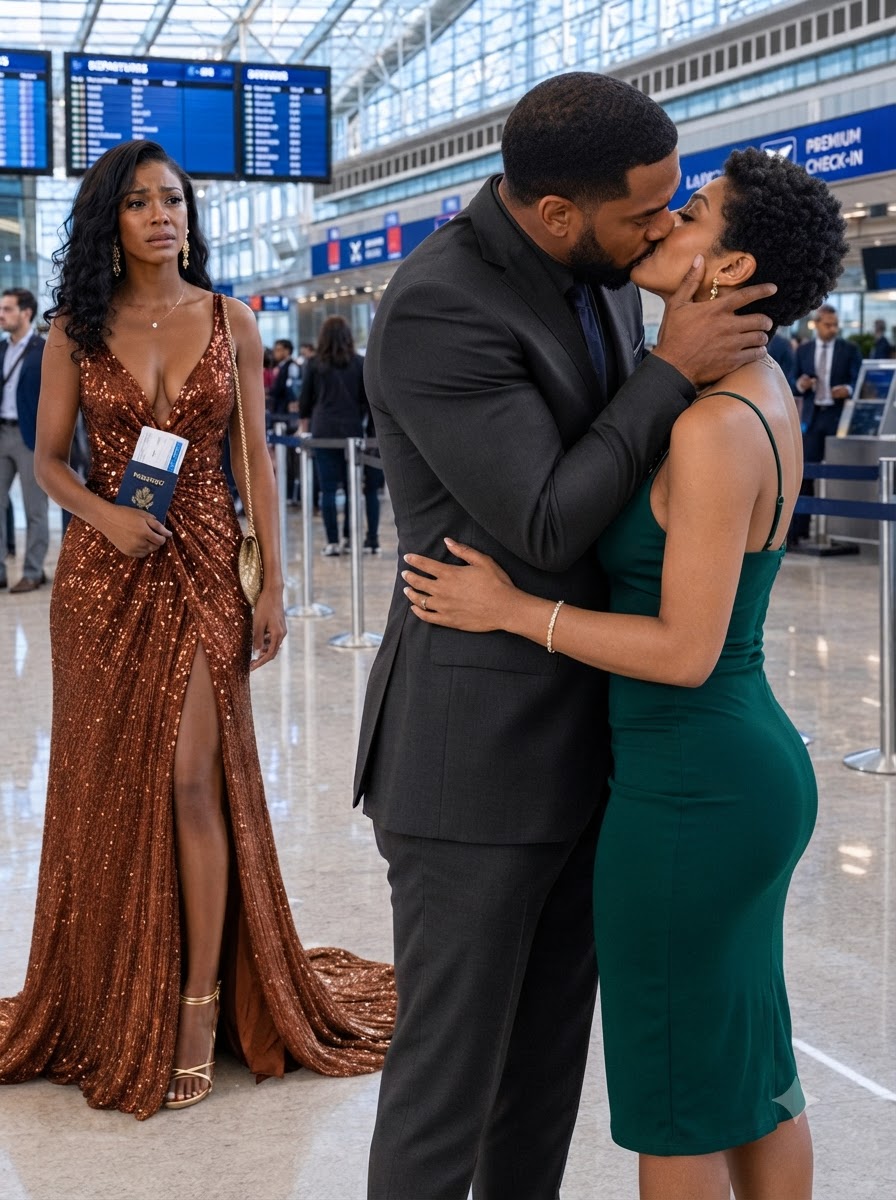 I went to the airport only to say goodbye to a friend.0198T- I never expected to see my husband there, embracing the woman he insisted was “only a coworker.” As I stepped closer, my heart pounding, I heard him murmur, “Everything is ready. That idiot is about to lose everything.” She laughed and answered, “And she won’t even know it’s coming.” I didn’t cry or confront them. I smiled. Because I had already prepared my own trap.